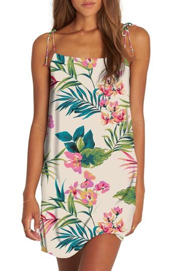Women's Billabong Night Twist Dress Camisole Dress - Beige