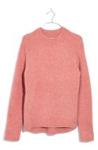 Women's Madewell Northfield Mock Neck Sweater, Size - Pink
