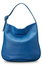 Shinola Birdy Grained Leather Hobo Bag - Blue