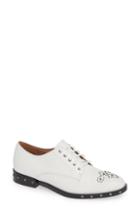 Women's Linea Paolo Matteo Studded Derby .5 M - White