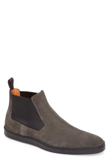Men's Santoni Garnett Chelsea Boot D - Grey