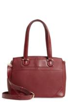 Sole Society Sterling Faux Leather Satchel - Red