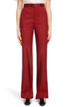 Women's Acne Studios Tohny Suit Pants Us / 34 Eu - Burgundy