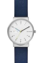 Men's Skagen Ancher Leather Strap Watch, 40mm