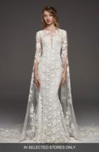 Women's Altelier Pronovias Himalaya Sleeveless Lace Gown, Size In Store Only - Ivory