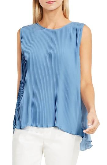Women's Vince Camuto Plisse Tank - Blue