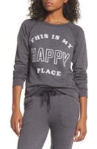Women's Junk Food Happy Place Sweatshirt - Black