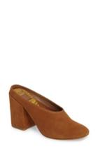 Women's Dolce Vita Caley Block Heel Mule .5 M - Brown