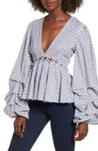 Women's L'academie Far From Home Blouse - Black