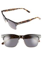 Men's Tom Ford 'louis' 55mm Polarized Sunglasses - Shiny Black/ Smoke Polarized