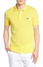 Men's Lacoste Slim Fit Pique Polo (s) - Yellow