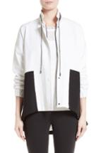 Women's St. John Collection Stretch Tech Twill Colorblock Jacket