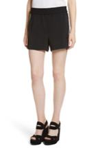 Women's Alice + Olivia Ludlow Striped Shorts - Black