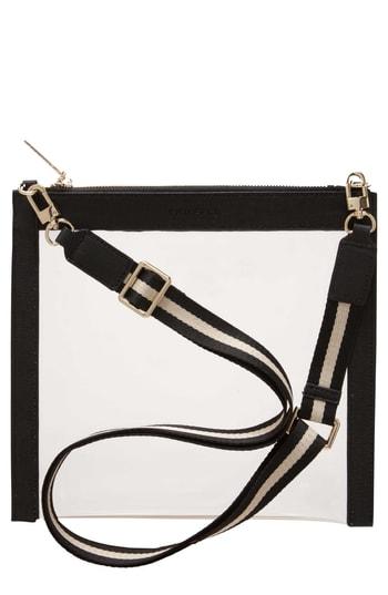 Truffle Clarity See Through Crossbody Bag - Black