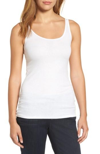 Women's Eileen Fisher Stretch Tencel Tank - White