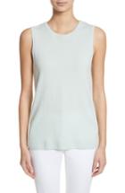 Women's St. John Collection Cashmere Jersey Shell - Green