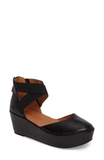 Women's Gentle Souls Nyssa Platform Wedge M - Black