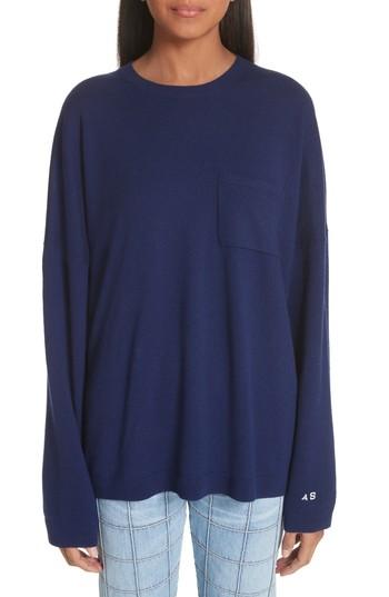 Women's Acne Studios Libby Wool Sweater - Blue