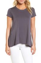 Women's Chelsea28 Ruffle Back Hem Tee, Size - Grey