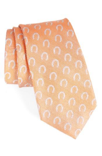 Men's Nordstrom Horseshoe Silk Tie