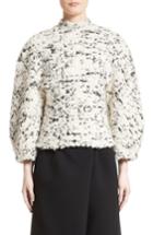Women's A.w.a.k.e. Textured Mock Neck Sweater - White
