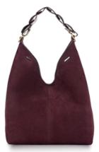 Anya Hindmarch Heart Link Small Suede Bucket Bag - Red
