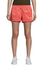 Women's Adidas Originals 3-stripes Shorts - Red