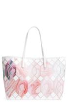 Ted Baker London Aamy Sea Of Clouds Bloom Canvas Tote - White