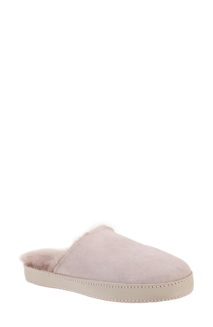 Women's Ross & Snow Linda Genuine Shearling Scuff Slipper M - Pink