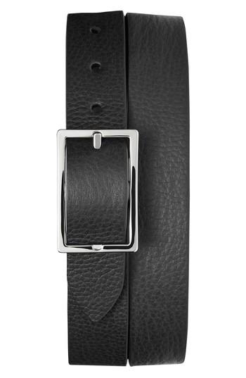 Men's Shinola Reversible Leather Belt - Black/ Walnut