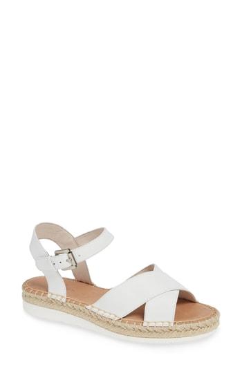 Women's Caslon Jute Sandal M - White