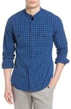 Men's Bonobos Slim Fit Band Collar Gingham Sport Shirt