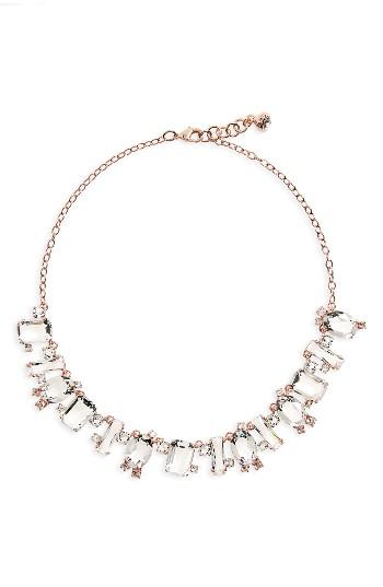 Women's Ted Baker London Bellew Baguette Frontal Necklace