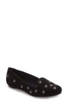 Women's Jack Rogers Starstuck Loafer .5 M - Black