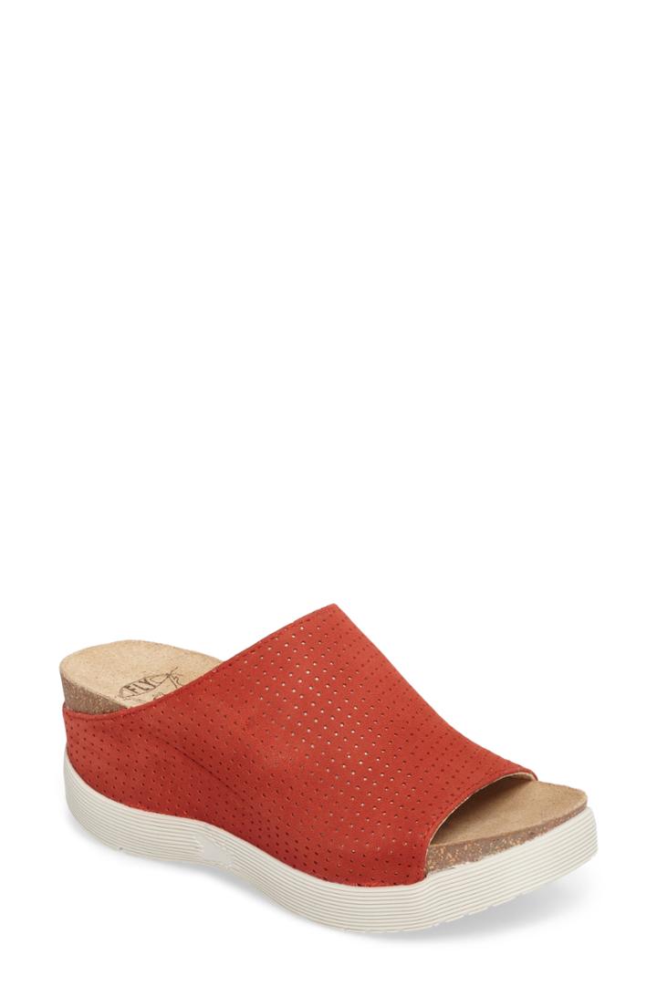 Women's Fly London Whin Platform Sandal -8.5us / 39eu - Red