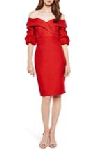 Women's Bardot Devlin Off The Shoulder Dress - Red