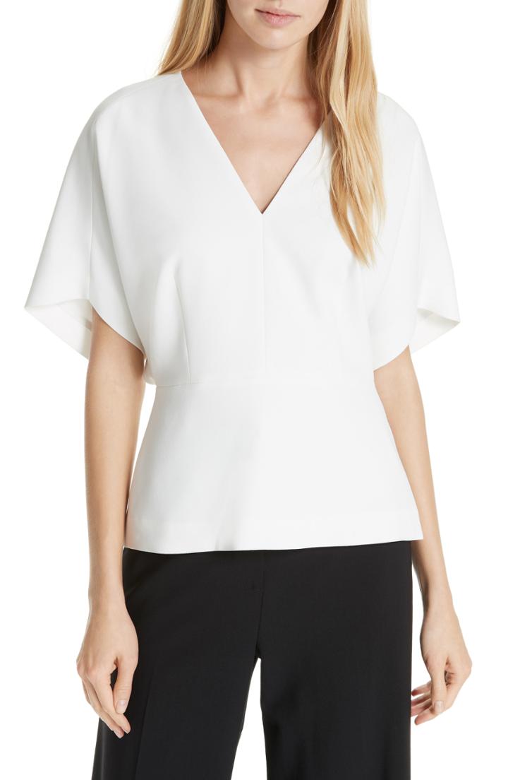 Women's Vince Camuto Chic Stripe Crepe Blouse