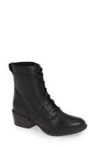 Women's Timberland Sutherlin Bay Water Resistant Lace-up Bootie .5 M - Black