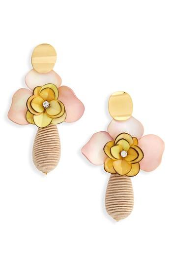 Women's Lizzie Fortunato Magnolia Drop Earrings