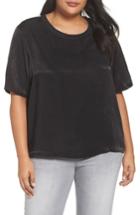 Women's Soprano Stripe Shine Top X - Black