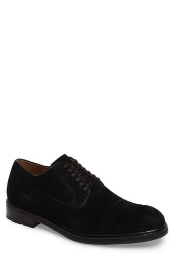 Men's John Varvatos Star Usa Waverly Cap Toe Derby .5 M - Black
