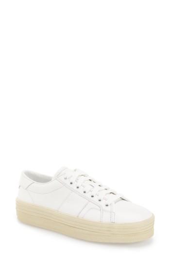 Women's Saint Laurent Double Sole Sneaker Us / 37eu - White