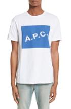 Men's A.p.c. Kraft Graphic T-shirt - Blue