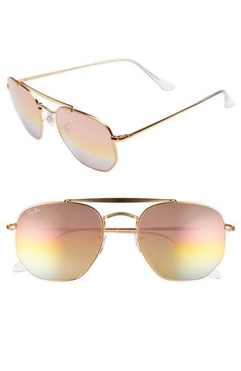 Women's Ray-ban 54mm Gradient Sunglasses - Grad Orange Flash