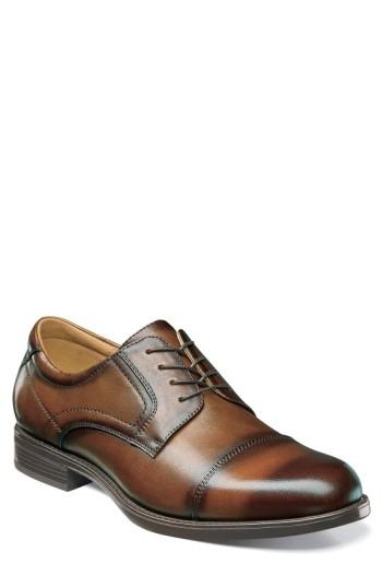 Men's Florsheim 'midtown' Cap Toe Derby .5 D - Brown