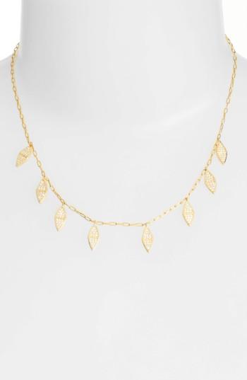 Women's Melinda Maria Mini Fringe Collar Necklace