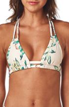 Women's Montce Braided T-back Bikini Top - Beige