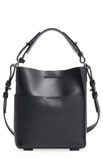 Allsaints Mini Echo Calfskin North/south Tote -