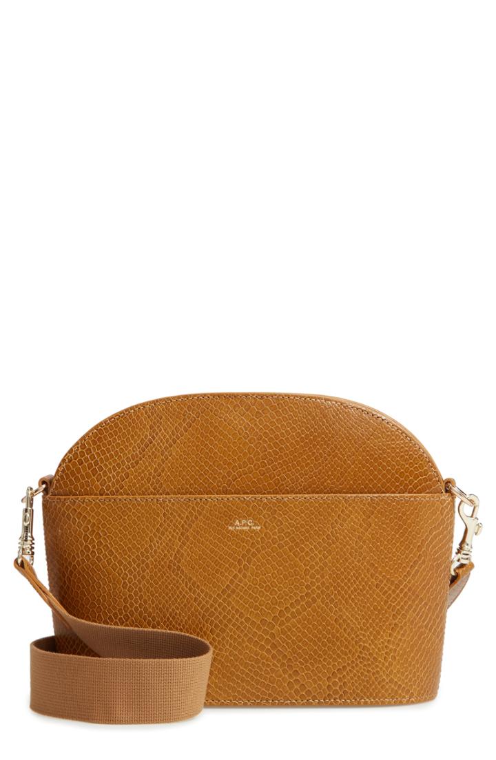 A.p.c. Gabrielle Sac Leather Shoulder Bag -
