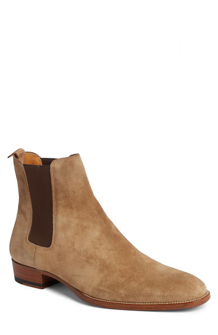 Men's Saint Laurent Wyatt Chelsea Boot Us / 44eu - Brown